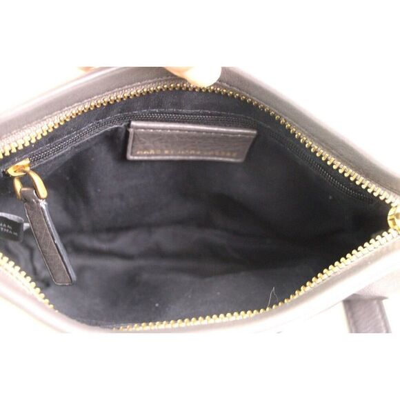 Marc by Marc Jacobs TAUPE BROWN REAL LEATHER X-BODY SHOULDER BAG CLUTCH PURSE - Picture 10 of 16